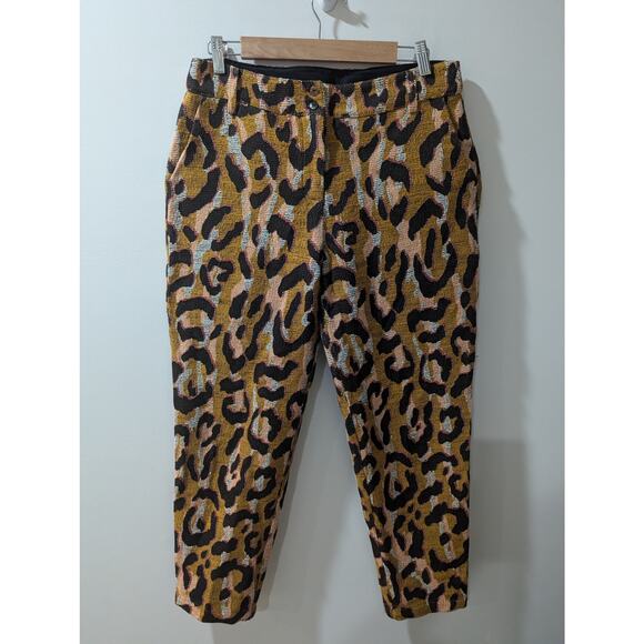 34N 118W Anthropologie Leopard Pants - Picture 2 of 6
